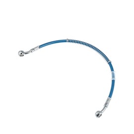 ACROPIX 15.75" Length 10mm ID Motorcycle Hydraulic Brake Line Oil Hose Pipe Stainless Steel Braided Cable for ATV Motocross Sport Bikes Street Bikes Blue Car Parts