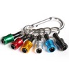 Katerk Portable 1/4 in Hex Shank Drill Bit Holder 6pcs,
