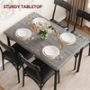CABIHOME Dining Table Set for 4 with Cushion Chairs, 5