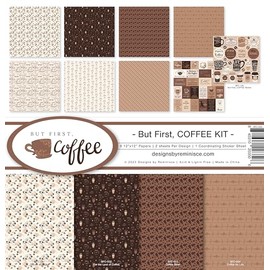Reminisce But First, Coffee Scrapbook Collection Kit