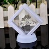 DACUAN 10PCS Coin Display Box , 3D Floating Frame Display