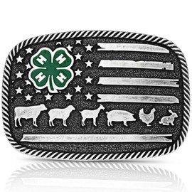 Montana Silversmiths 4-H Livestock Buckle