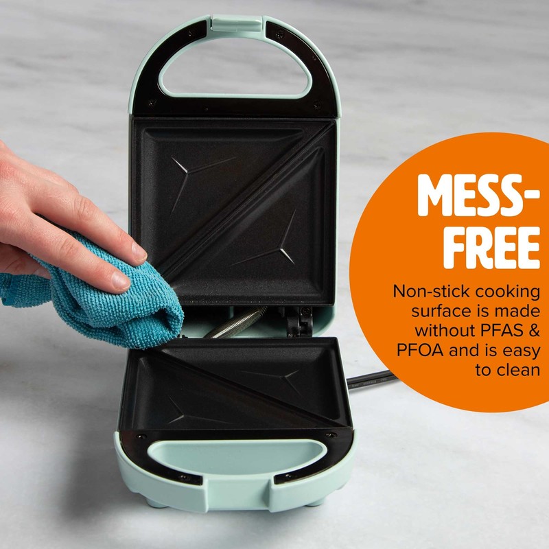 Tasty Mini Sandwich Maker, Makes Sandwiches, Paninis, Grilled Cheese, Desserts,