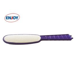 New Enjoy - 2 Sided Foot File for Callus Trimming and Callus Removal with Acupressure massage Points- Purple - Made In USA - Strong and long lasting 3 Pcs!