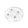 Geesatis 4 Pcs Acrylic Tiny Lazy Susan 2.5 inch Rotating