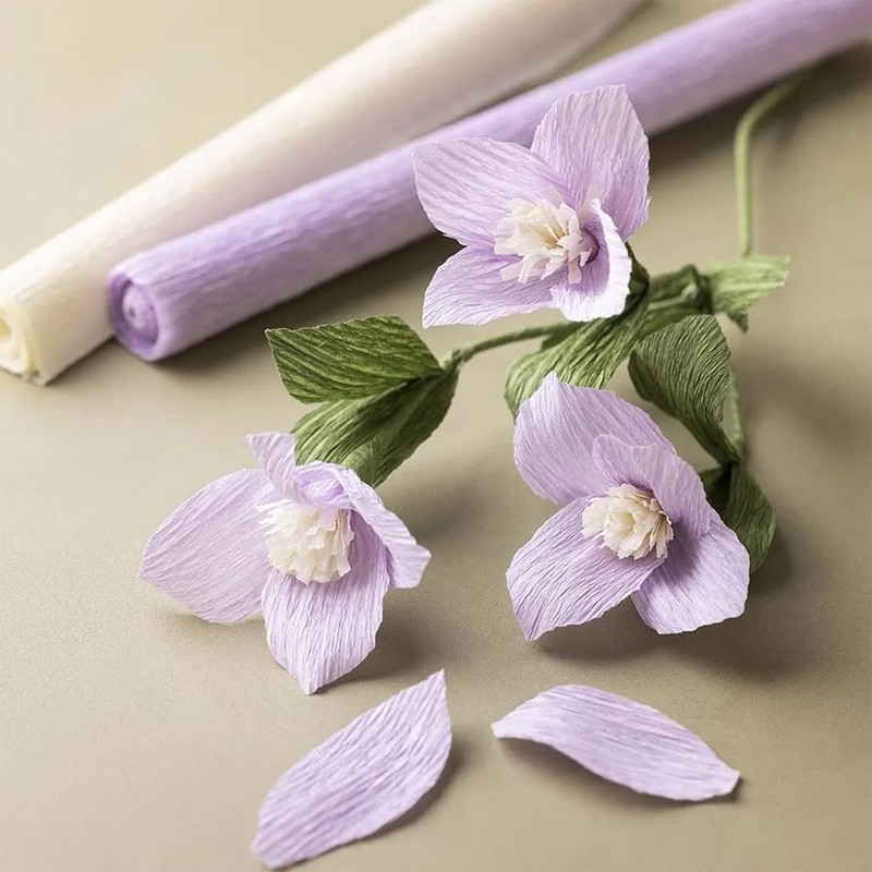 Spring Flowers Bouquet | Crepe Paper Flower Making Craft Kit