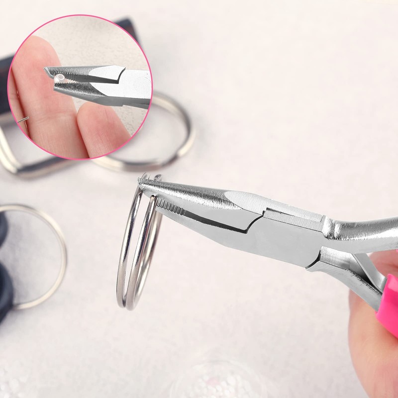 SPEEDWOX Split Ring Pliers 3 Inches Jump Ring Opener Ring