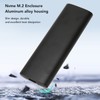M.2 NVME SATA SSD Enclosure Adapter USB 3.2 Gen 2
