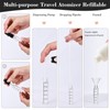 Beomeen 24Pcs 5ML Clear Glass Perfume Travel Refillable Spray Bottles,