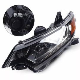 BIXIBIN Headlight Assembly for 2016 2017 2018 2019 2020 Mitsubishi Outlander, Halogen LED DRL Headlamp, 8301D246, 8301C980, MI2503167, 8301D245, 8301C979, MI2502167 (Left Driver Side)