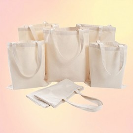 DIY Plain Eco Bag for Customization Vertical Black Bag 3ea