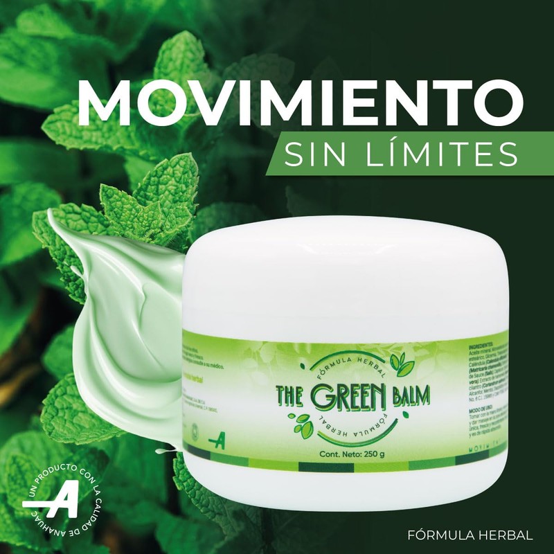 Bálsamo Verde Herbal, Fórmula Herbal, 250 g