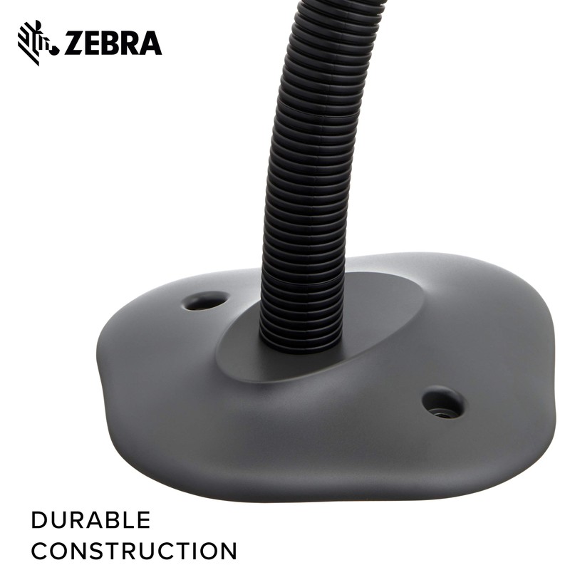 Zebra Gooseneck Stand for LS2208 Series Handheld Scanner Twilight Black