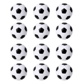 GSE Games & Sports Expert 12-Pack Foosball Table Replacement Balls, 36mm(1.42") Tabletop Soccer Football Balls for Foosball Table Accessories (White)