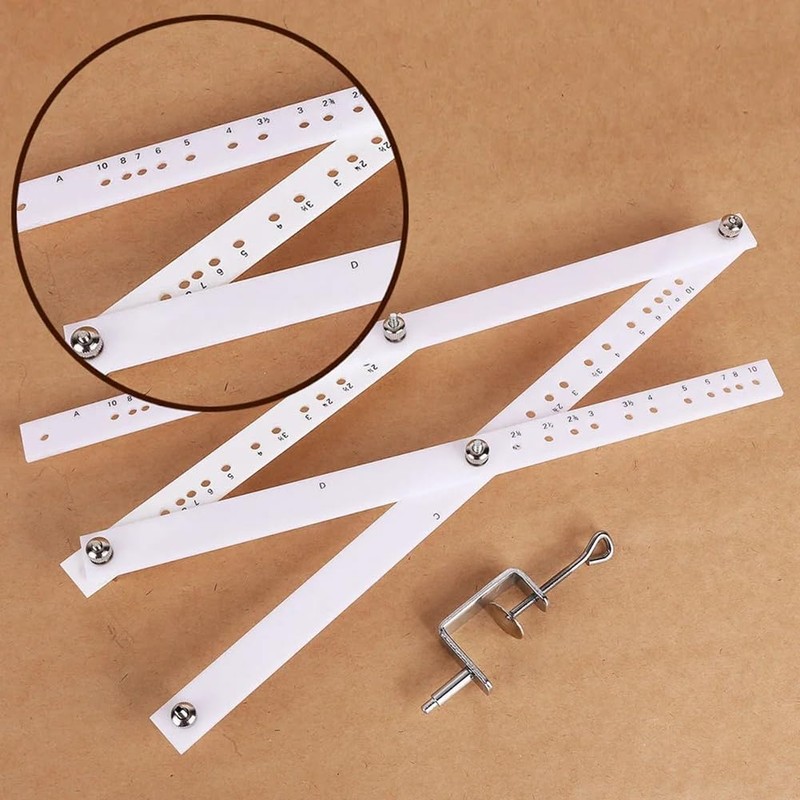 Veumoie Scale Excellent Folding Ruler Artist Pantograph Copy Rluers Draw