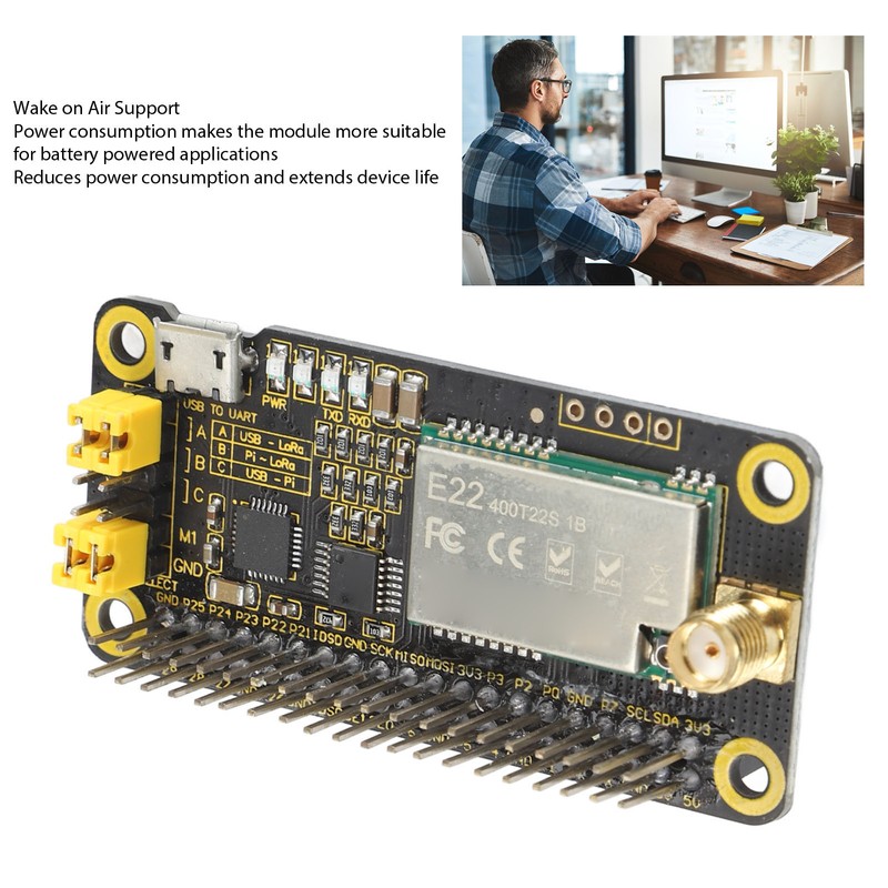 AM 020 LoRa HAT SX1268 Board 433MHz 470MHz 868MHz 915MHz