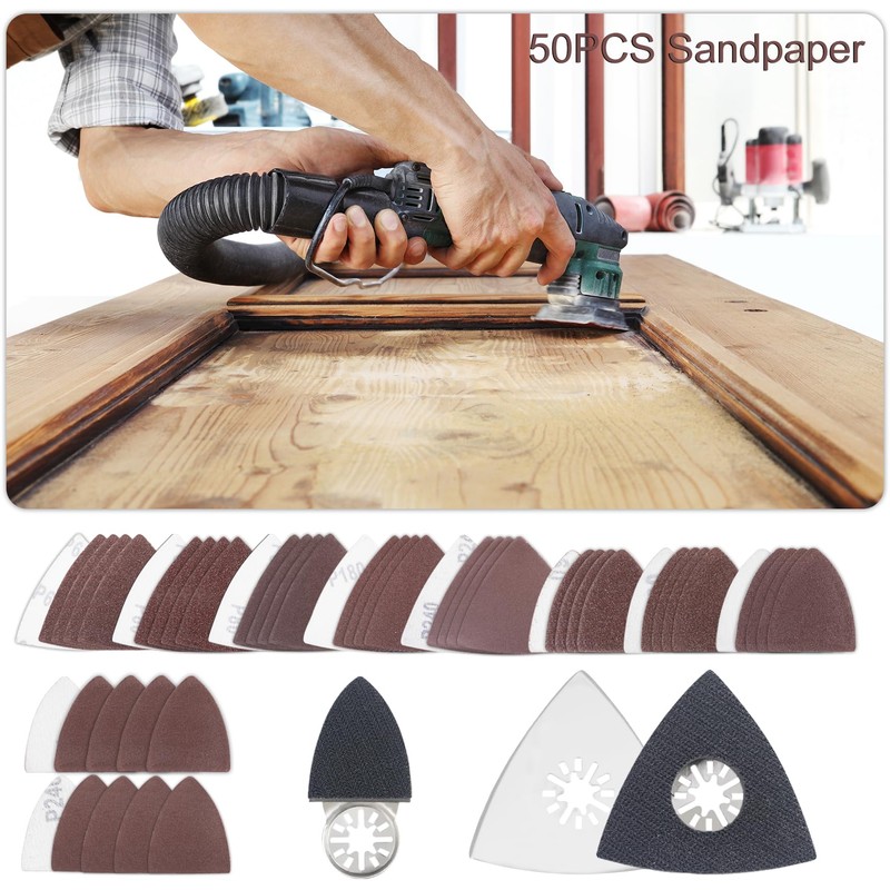 Saw Blades Kit, 122-Piece Oscillating Multitool Saw Blade Accessory Set,