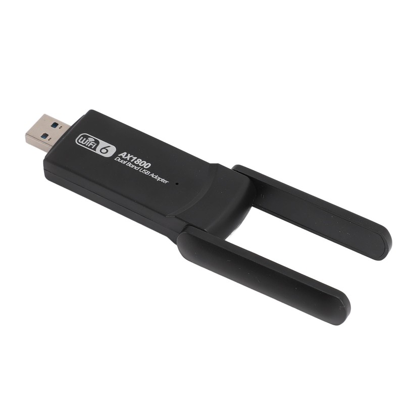 USB WiFi 6 Adapter 1800Mbps 2.4G 5G Dual Band Wireless
