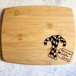 Not Nice Girls Bamboo Cutting Board (8"x10")
