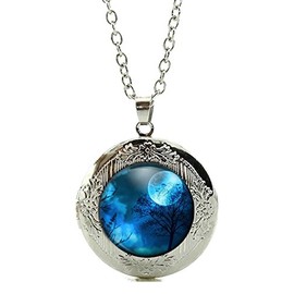 Merchandise for Fans Photo Locket for Your Own Photo, with 20 mm Cabochon. Motif: Chinchilla, Base Metal, 17