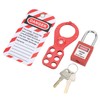 Lockout Tagout Kit With Safety Hasp Padlock Loto Tag Keys