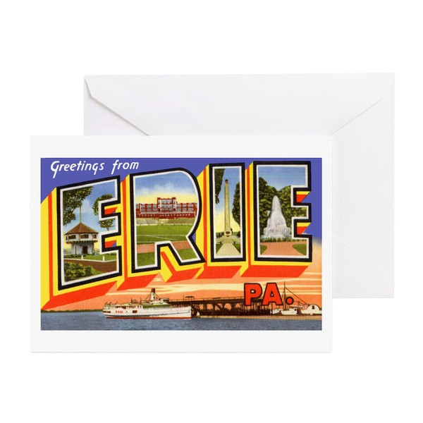 CafePress Erie Pennsylvania Greetings Greeting Cards (Pk Of Greeting Card