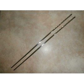 1 pair of high quality stainless steel extra long chopsticks 14"