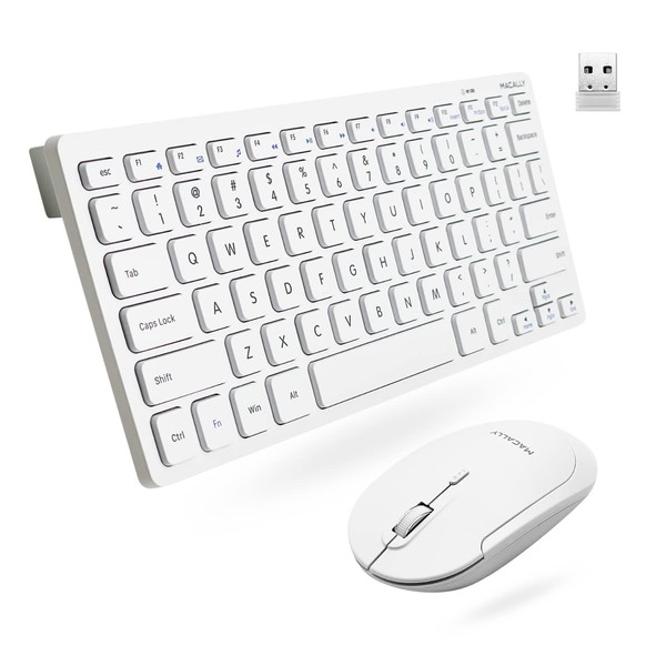 Macally Small Wireless Keyboard and Mouse Combo – Essential Work