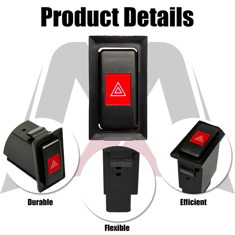 MecXora Hazard Emergency Switch Button - Compatible with Toyota 4Runner
