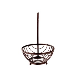Spectrum Diversified Ashley Fruit Tree & Basket, Banana Hanger & Fruit Basket, Produce Saver Banana Holder & Open Wire Fruit Bowl for Kitchen Counter & Dining Table (57824)