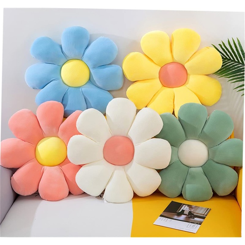 WYIKE Flower-Shaped Cute Pillow, Flower Cushion, Reading Pillow and Leisure