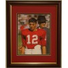 ALABAMA football Coach Bear Bryant and Joe Namath framed color photo