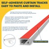 Self Adhesive Ceiling Curtain Track Ceiling Mount, Ceiling Mount Curtain