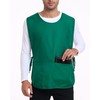 Xeoxarel 3 Pack Unisex Cobbler Apron with 3 Pockets Vest,
