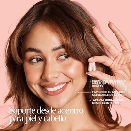 CARO FIT | Biotina + Ácido Hialurónico - Suplemento para Cabello, Piel y Uñas Saludables | 30 Cápsulas de 500 mg