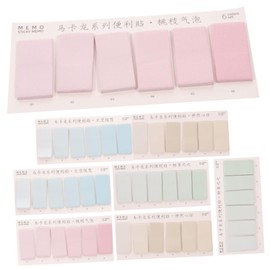 Operitacx 960pcs Index Label Highlighters Pastel Pink Sticky Tabs Index Dividers Sticky Tabs for Annotating Twisted Series Revision Scrapbook Stickers Index Tabs Colorful Paper