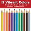 Faber-Castell Triangular Colored EcoPencils - 12 Pack Colored Pencils for