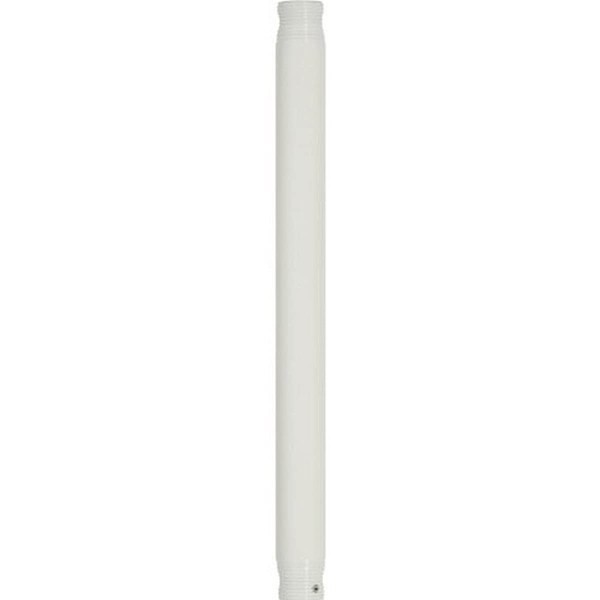 Westinghouse Lighting 7724000 Ceiling Fan Down Rod, 12 Inch, White Finish