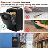 Extra Large Key Storage Security Lock,V-Resourcing Re-settable 4 Digit Combination