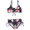 Kanu Surf Girls' Willow V-Neck Bikini Beach Sport 2-Piece Swimsuits,