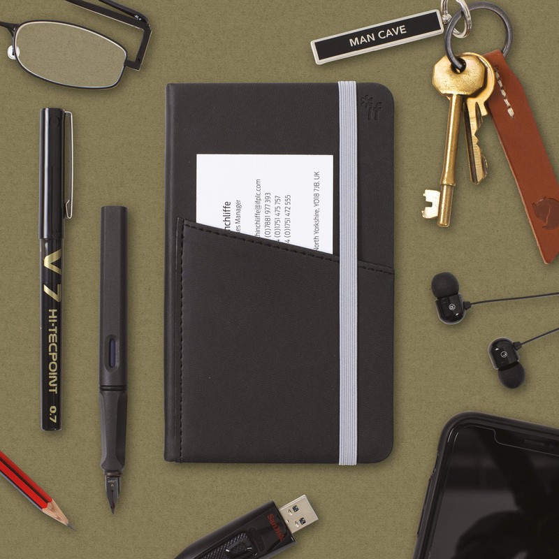 IF Bookaroo A6 'Pocket' Notebook - AUBERGINE, Hard Cover Notebook