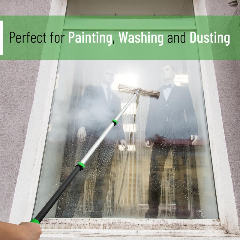 Bates- ‎Telescoping Pole, 2.4 to 6 Ft Long, Black &