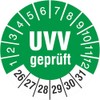Pack of 100 UVV Tested Test Labels Test Badges Vehicle