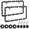 MorningRo 2 Pcs Universal License Plate Frame Plastic Barbed Wire