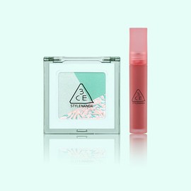 [3CE] (2 types) Color Grid Eyeshadow + Blur Water Tint