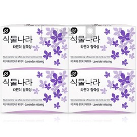 Plant Kingdom Lavender Relaxing Soap 100g x 4 packs / 비누 라벤더 릴랙싱 100g x4입