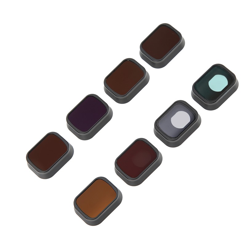 8Pcs Drone Camera Lens Filter Aluminum Alloy CPL ND8 ND16