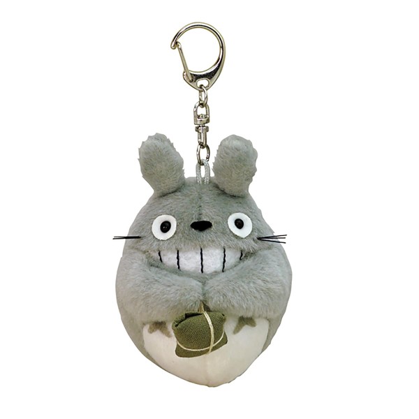 Sun Arrow Studio Ghibli Fluffy Key Chain Large Totoro Laugh