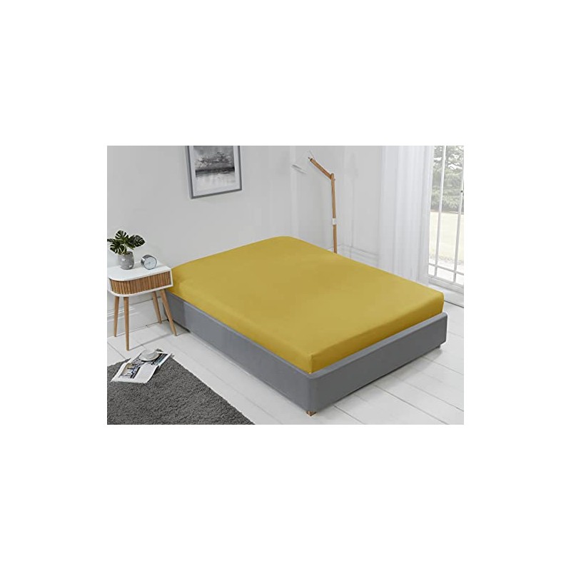 Emma Barclay Lyla Fitted Sheet in Ochre - Single