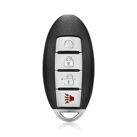 Keylessbest Replacement for Nissan Pathfinder Murano SV Titan Key Fob Remote Control 2017 2018 2019 2020 4 Buttons 433MHz KR5S180144014,Black